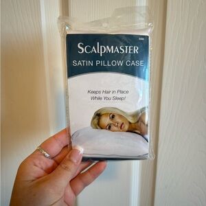 Standard Satin Pillow Case - white